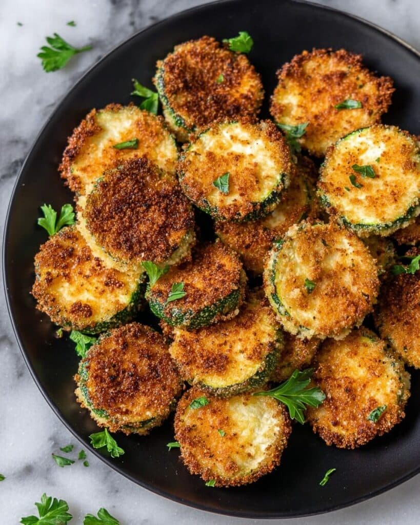 Air Fryer Parmesan Zucchini Chips Recipe