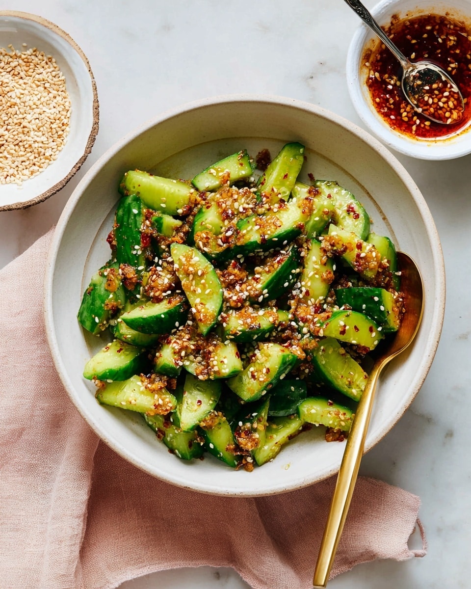Chinese Smashed Cucumber Salad Recipe