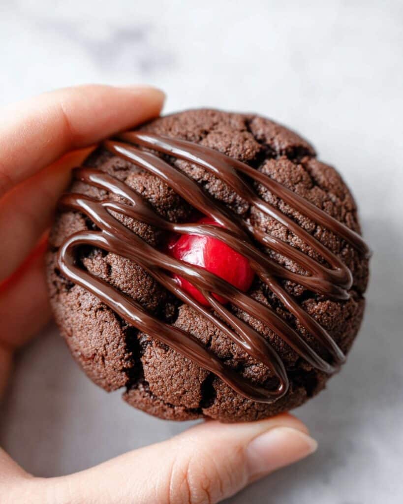 Chocolate Cherry Cookies Recipe