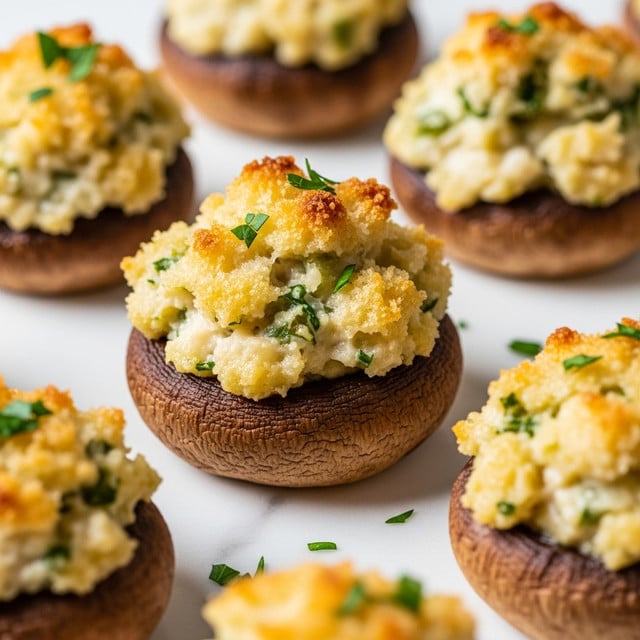 Crab Stuffed Mushrooms Recipe