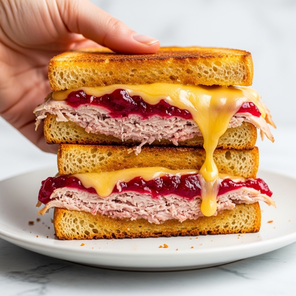Cranberry Brie Turkey Melts Recipe