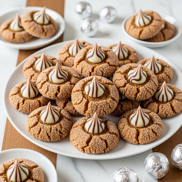 Gingerbread Kiss Cookies Recipe