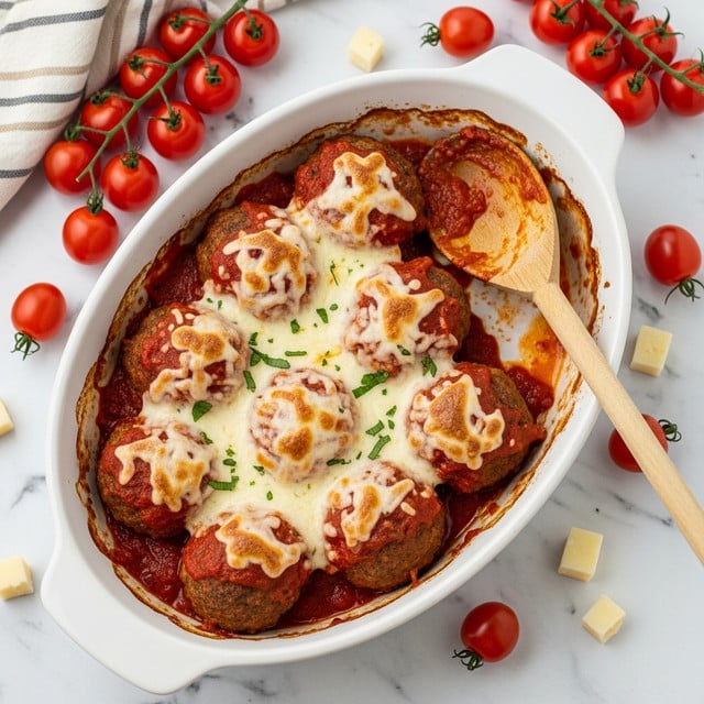 Chicken Parmesan Meatballs Recipe