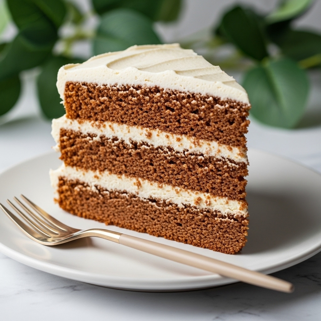 Christmas Spice Cake with Eggnog Buttercream Recipe