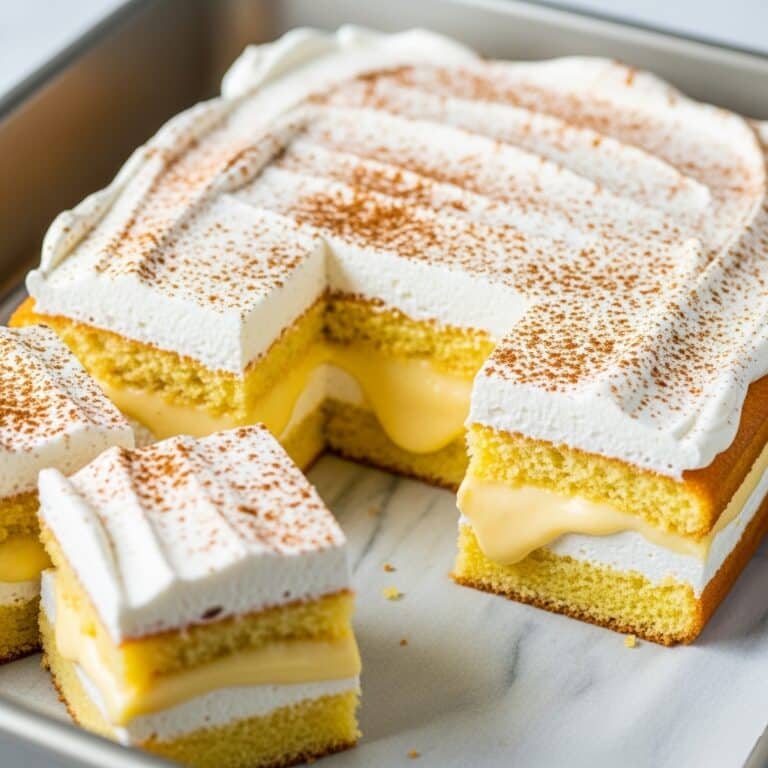 Eggnog Poke Cake Recipe