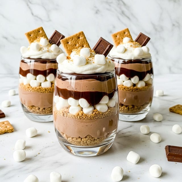 S’mores Pudding Cups Recipe