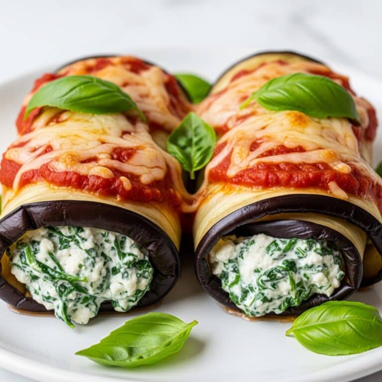 Eggplant Rollatini (Easy & Healthy) Recipe