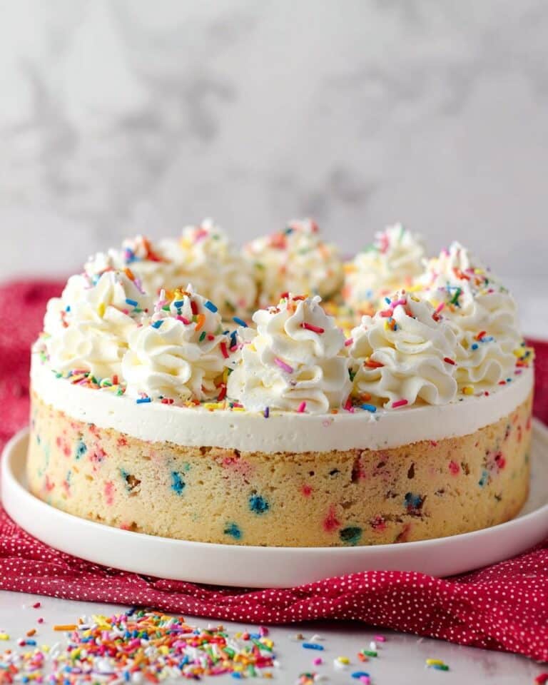 No Bake Funfetti Cheesecake Recipe
