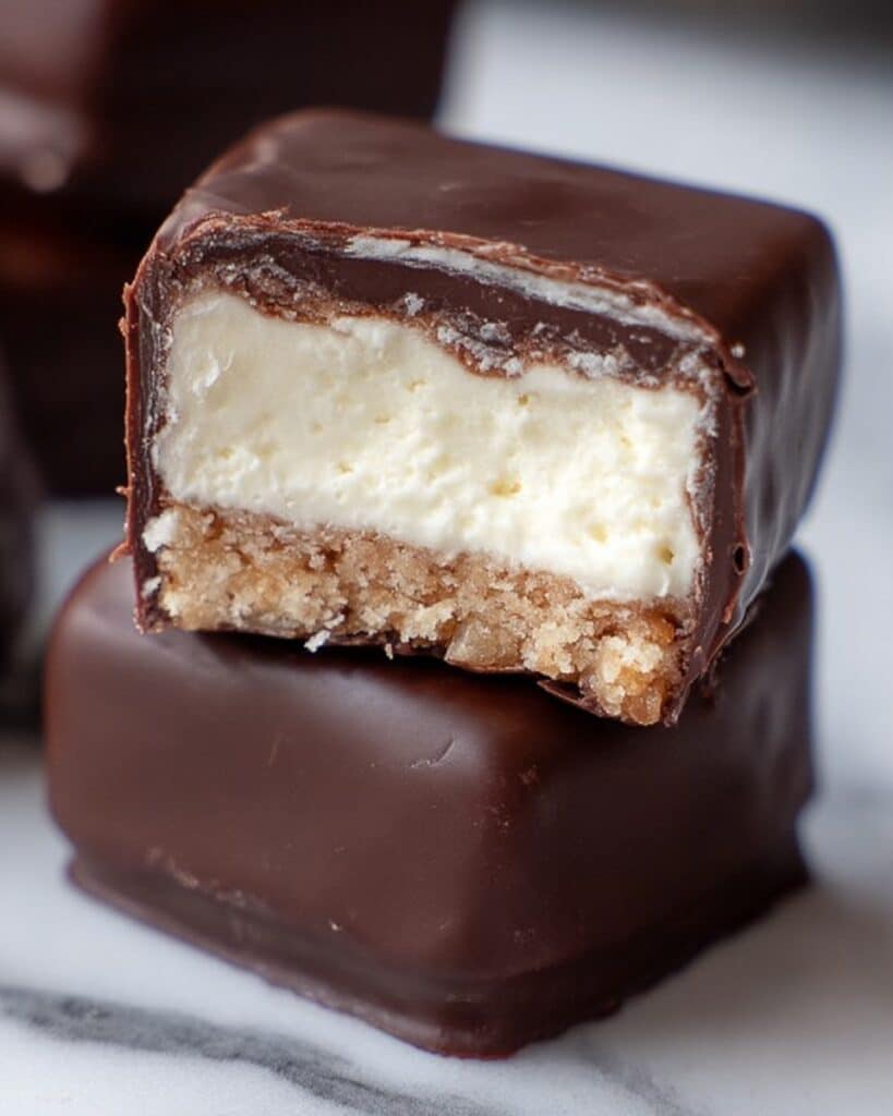 Chocolate-Covered Cheesecake Bites Recipe