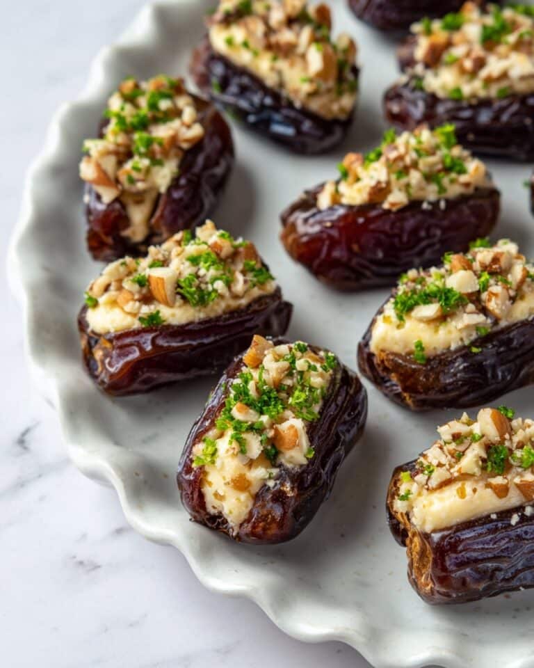 Creamy Bacon and Brie Stuffed Dates Recipe