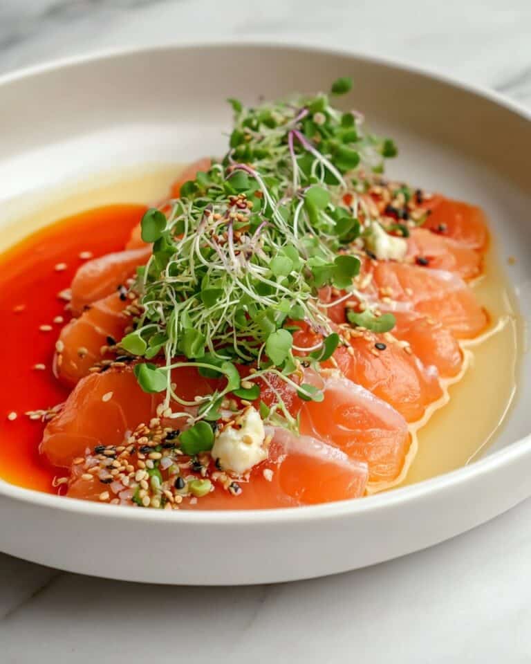 Truffled Salmon & Hamachi Crudo Recipe