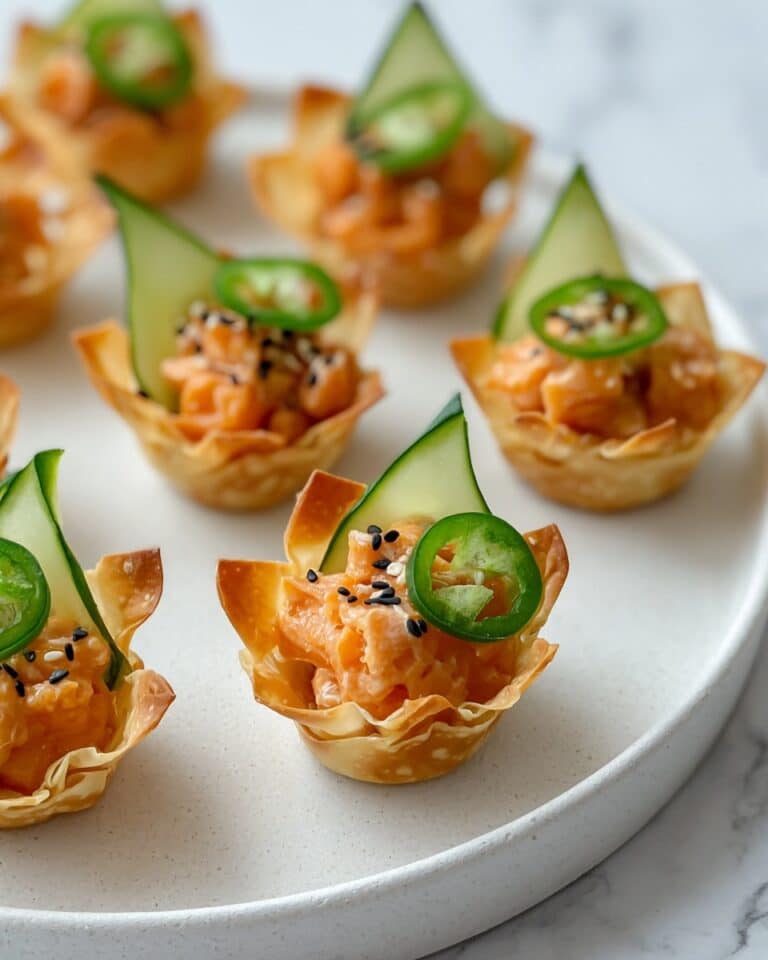 Spicy Salmon Wontons Recipe
