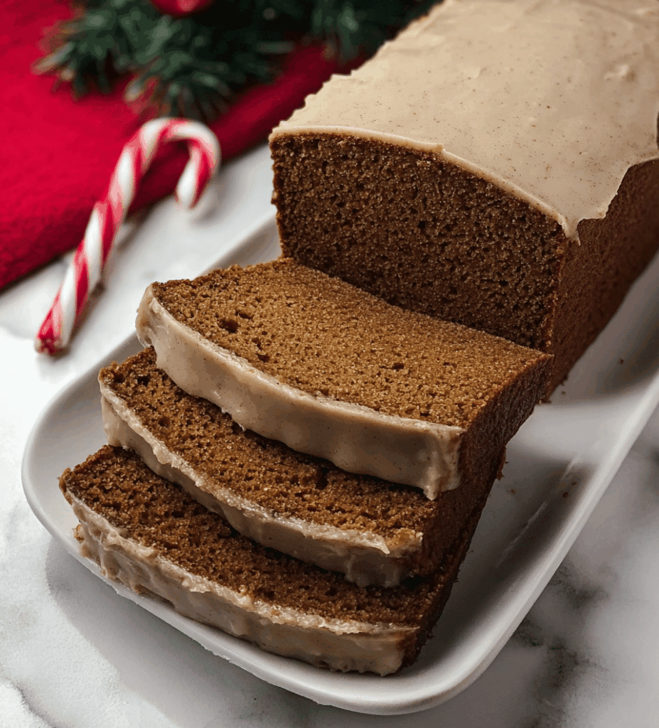 Gingerbread Loaf with Cinnamon Frosting Recipe