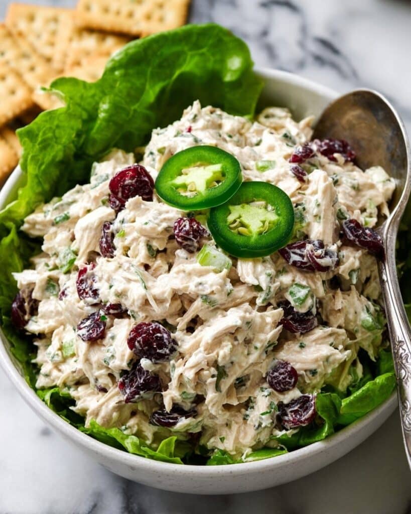 Cranberry Jalapeño Chicken Salad Recipe