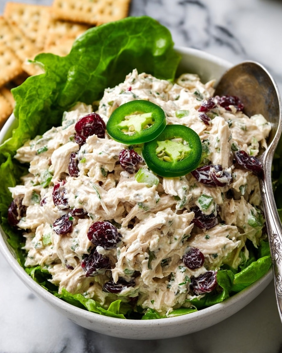 Cranberry Jalapeño Chicken Salad Recipe