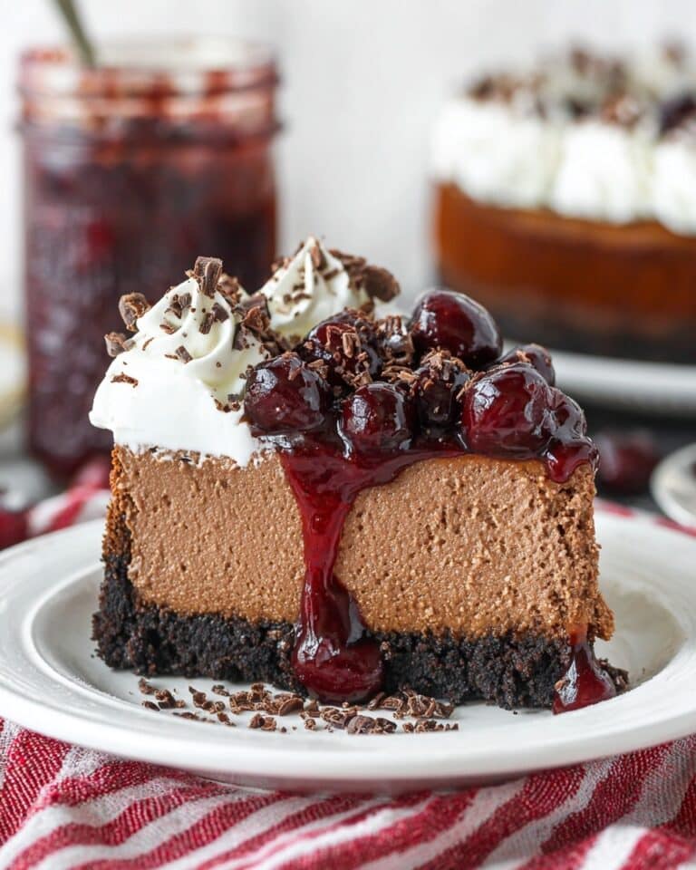 Black Forest Cheesecake Recipe