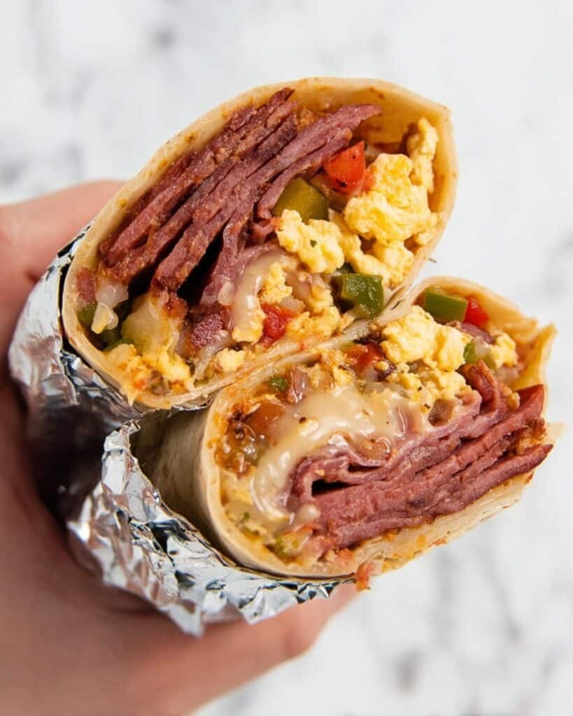 High Protein Breakfast Burrito Recipe