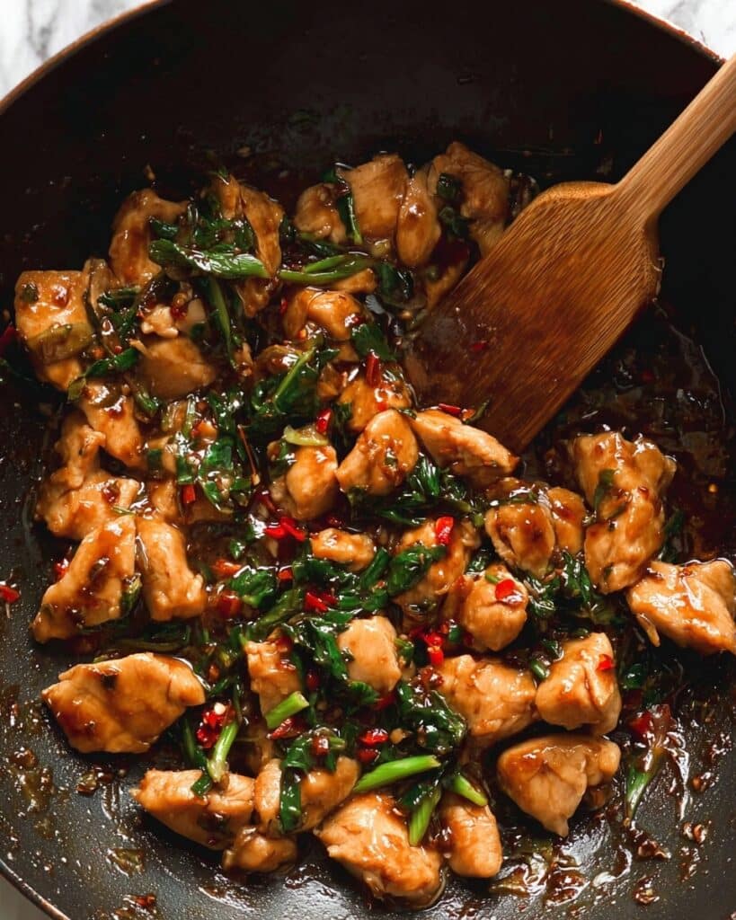 Thai Chilli Basil Chicken Recipe