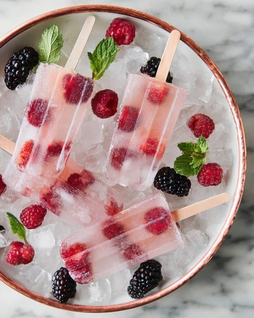 Raspberry Frosé Poptails Recipe