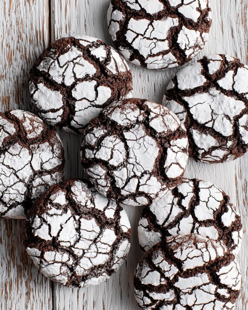 Chocolate Crinkle Cookies Recipe