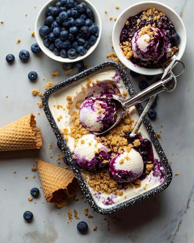Blueberry Cheesecake Ice Cream Recipe