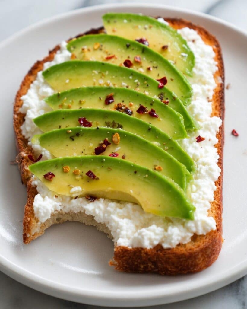 Cottage Cheese Avocado Toast Recipe