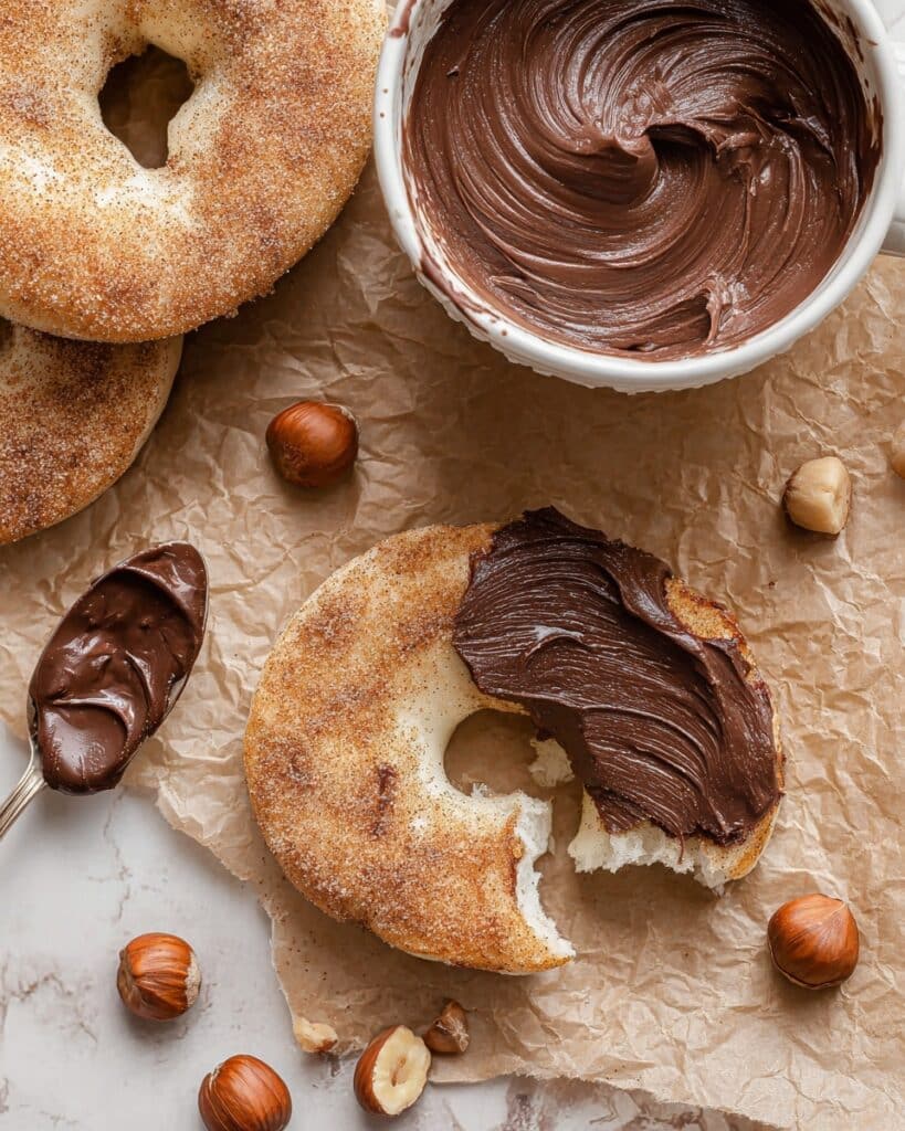 Air Fryer Churro Bagels Recipe