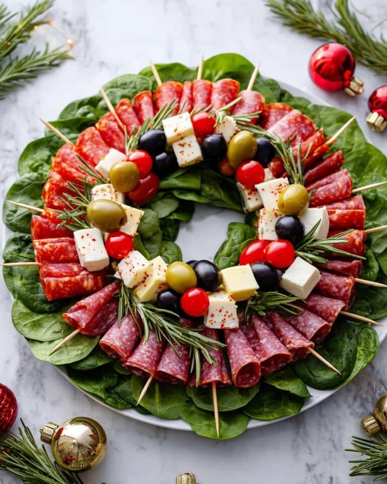 Antipasto Wreath Recipe