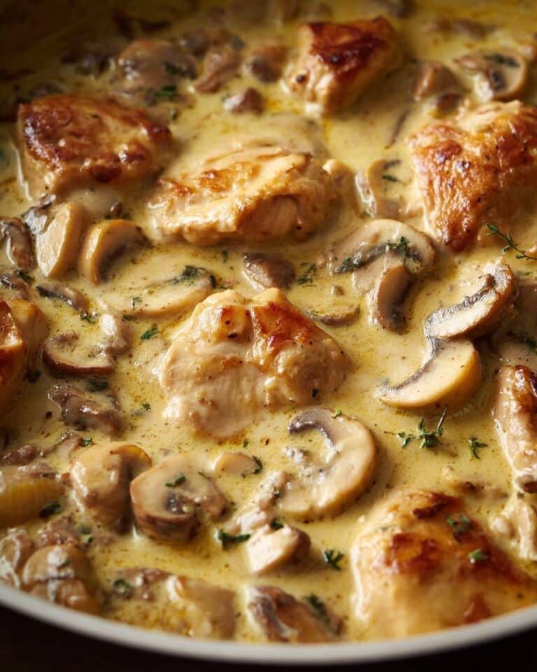 Creamy Chicken and Mushroom Pasta Recipe