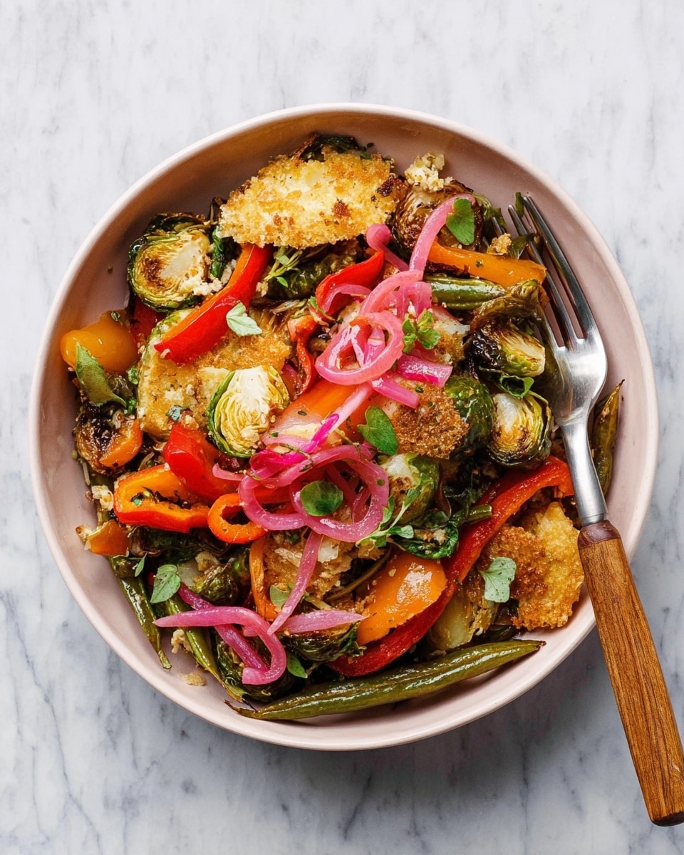 Chile-Lime Crispy Rice with Roasted Vegetables Recipe