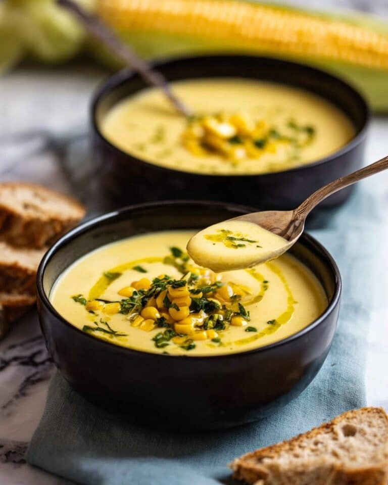 Cold Corn Soup for Summer Recipe