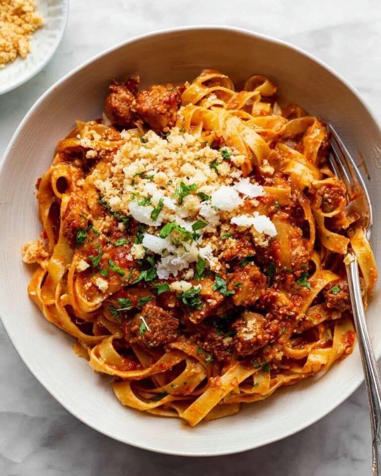 Calabrian Fish Ragu with Pasta and Pangrattato Recipe