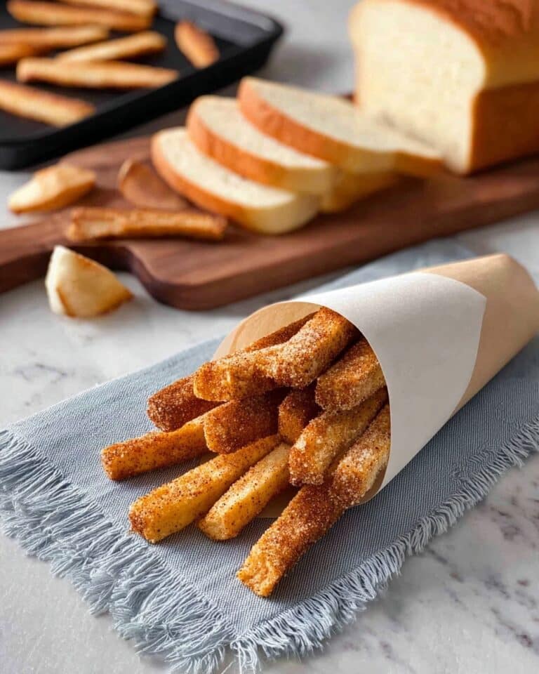 Cinnamon Sugar Bread Crust Treats Recipe