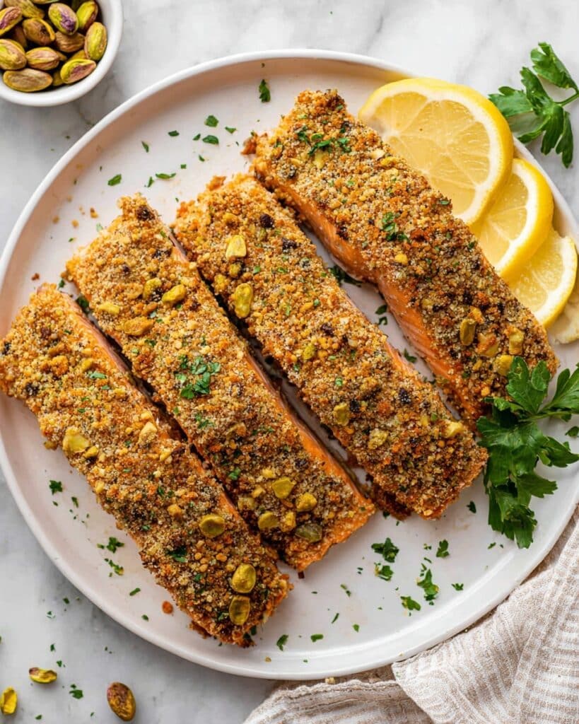 Pistachio Crusted Salmon Recipe