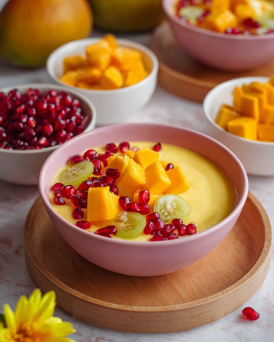 Easy Mango Custard (Eggless) Recipe