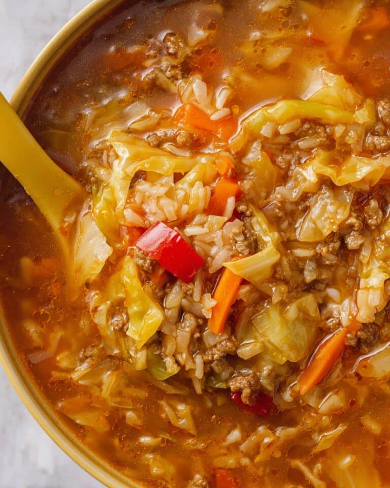 Slow Cooker Cabbage Roll Soup Recipe