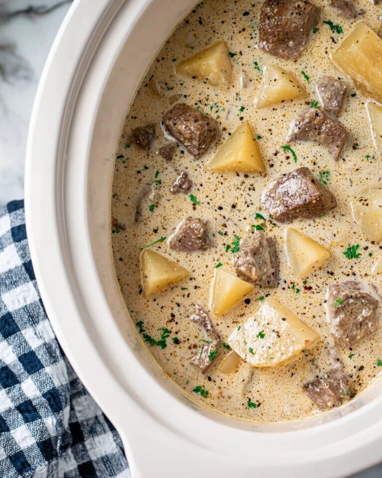 Creamy Steak and Potato Soup Recipe