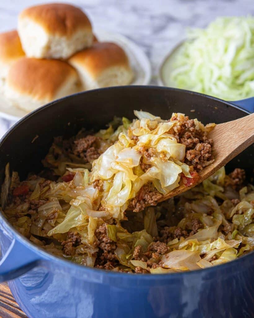 Ground Beef and Cabbage Skillet Recipe
