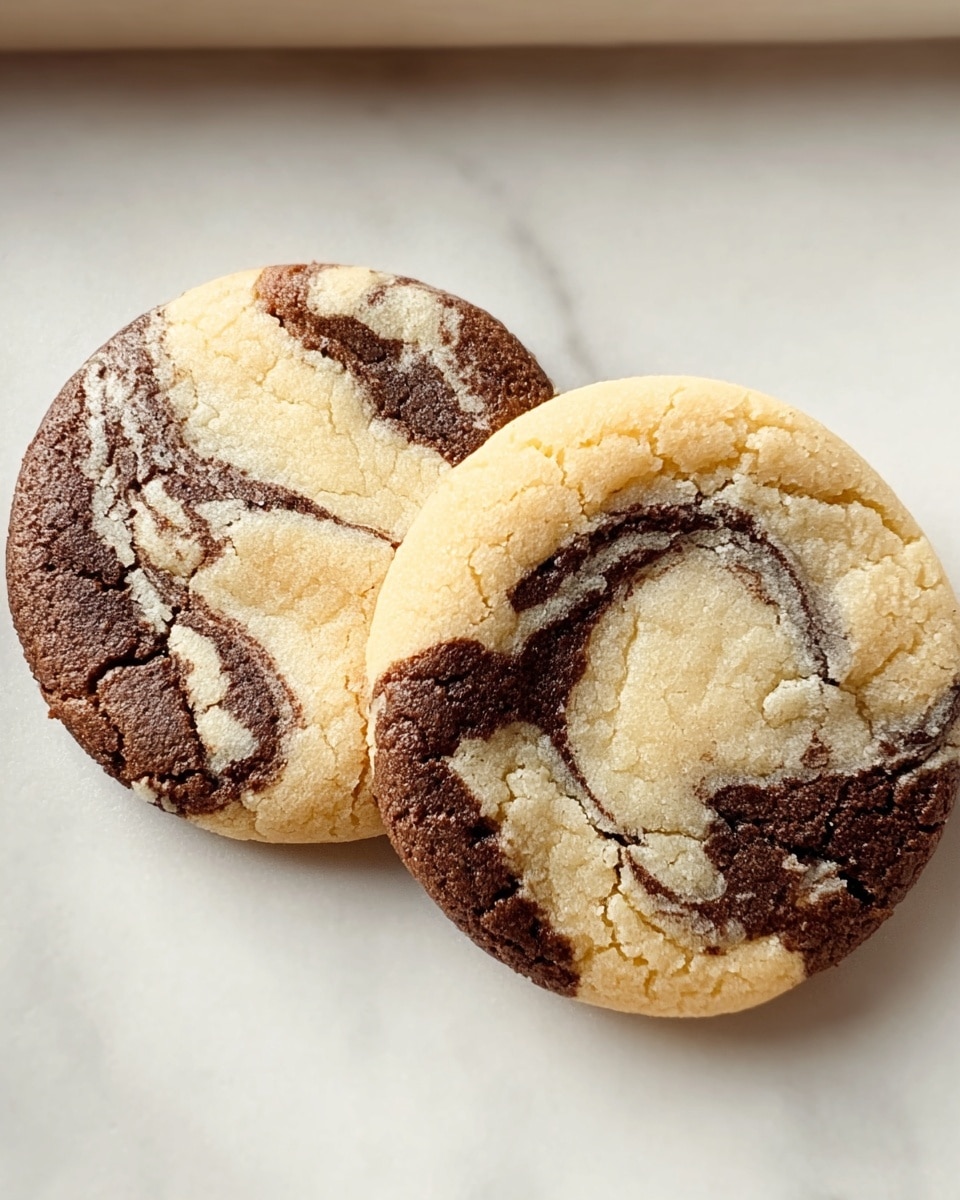 Vietnamese Coffee Marble Cookies Recipe
