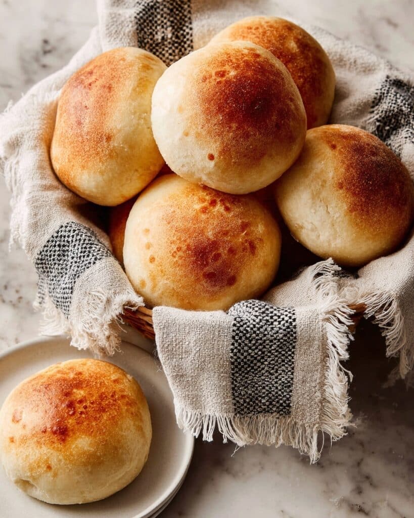 2 Ingredient Cottage Cheese Bread Rolls Recipe