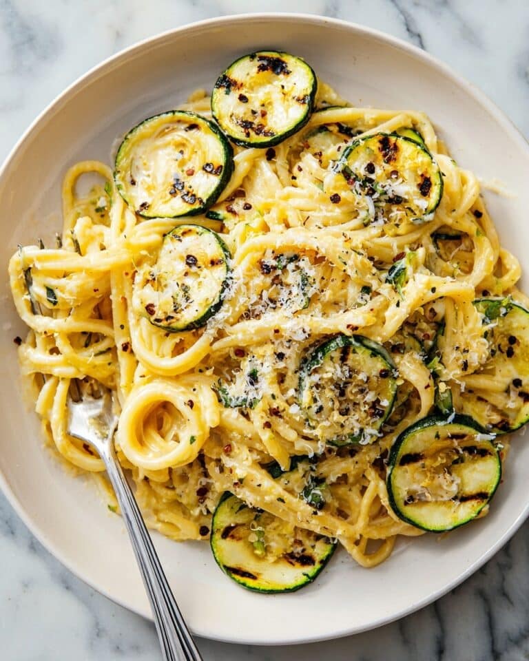 Grilled Zucchini Carbonara Recipe